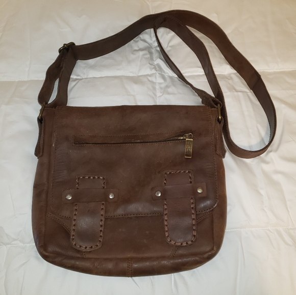 Claire Chase Leather Messenger Bag - Picture 8 of 8